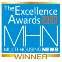 MHN Excellence award given to WRH Realty Services, Inc