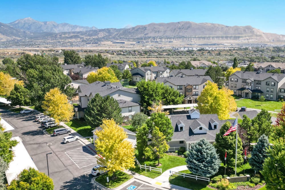 Rendering of apartments at The Bluffs Apartments in Bluffdale, Utah