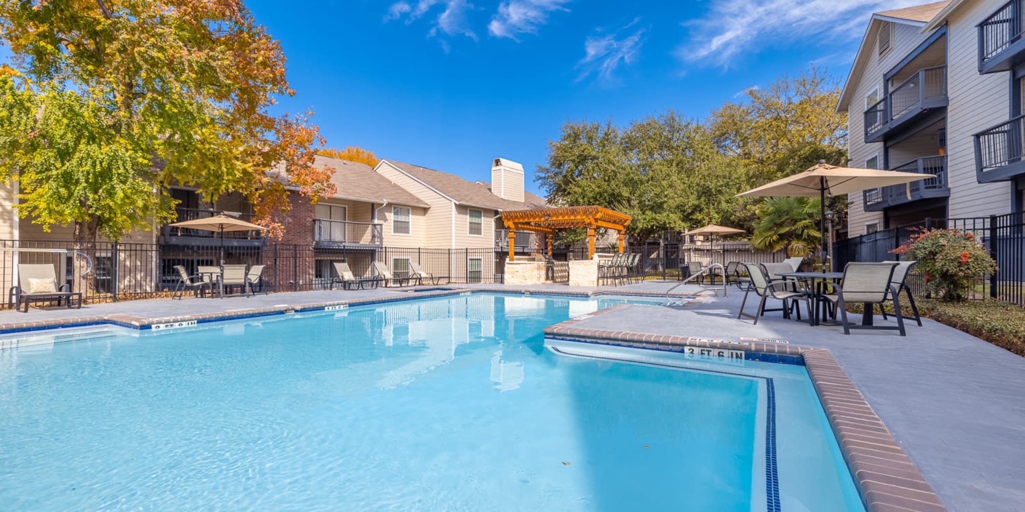 Rendering of residents swimming pool at City Crest in San Antonio, Texas