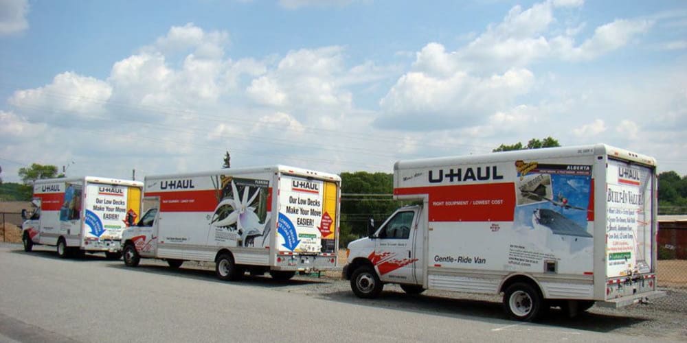 rent a moving truck at AAA Self Storage at Griffith Rd in Winston Salem, North Carolina