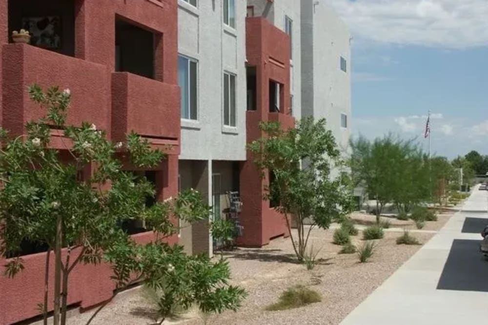 Rendering of apartments at Los Pecos Senior Apartments in Las Vegas, Nevada