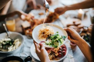 Delicious looking food near Mercado Apartments in Perris, California