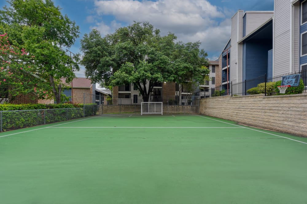 Sports court at Villas de Santa Fe in San Antonio, Texas