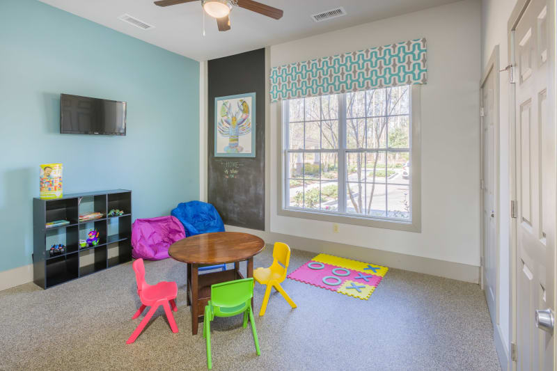 Kids play room at Arbor Village in Summerville, South Carolina