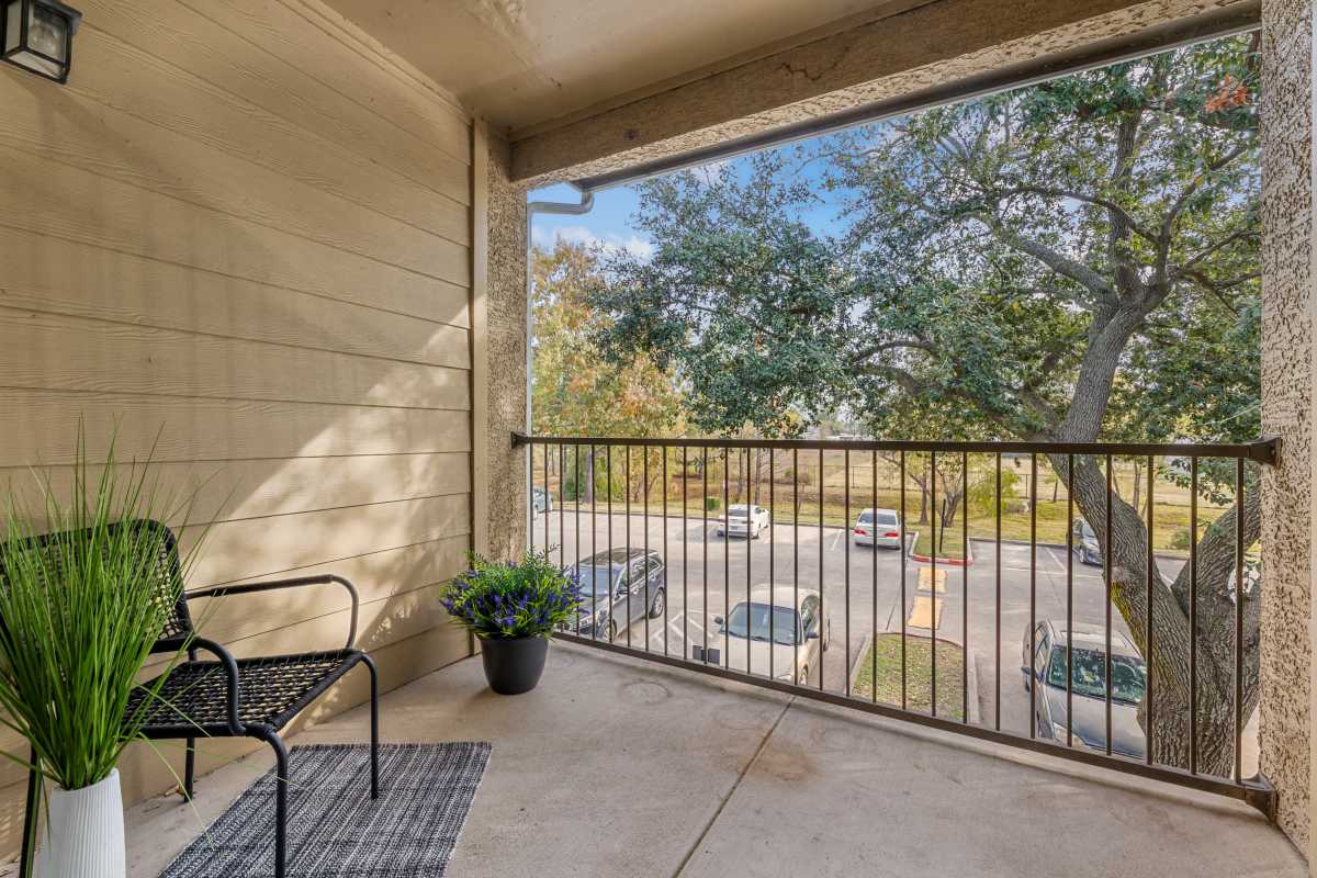 Balcony at Columbia Greens in Houston, Texas