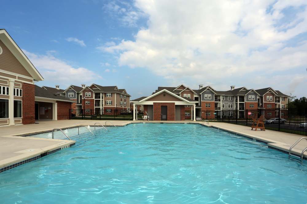 Swimming pool at Adams Crossing Apartment Homes in Waldorf, Maryland