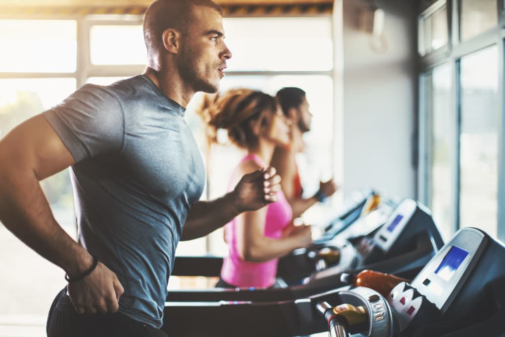 Onsite fitness center at The Astor at Osborn in Phoenix, Arizona