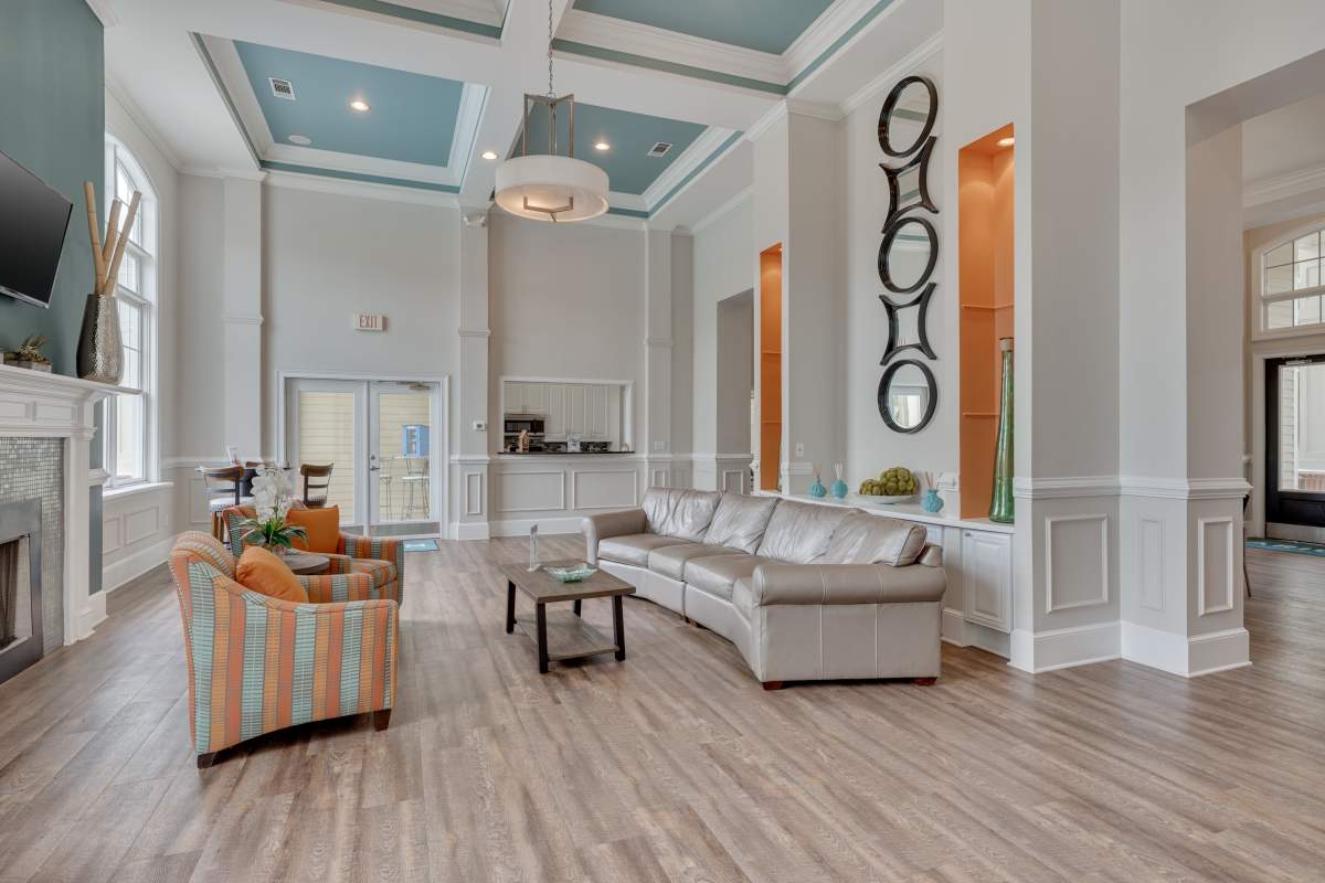 Clubhouse at Kildaire Reserve Apartments, Cary, North Carolina
