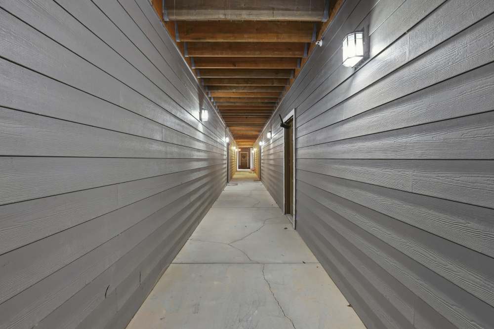 Charming corridor at Flats At Sam Lane in Ringgold, Georgia.