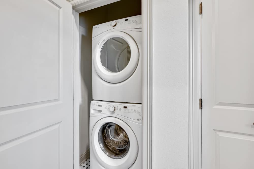 Washer and dryer facility at Domain Memorial in Houston,Texas