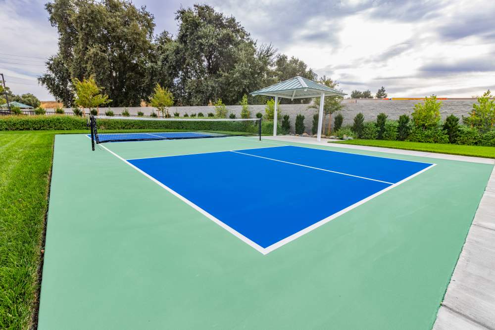Tennis court at Solasta in Sacramento,California