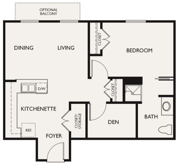 Plan C floor plans at The Inn at Greenwood Village in Greenwood Village, Colorado