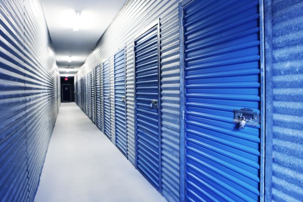 Interior units at Midgard Self Storage in Cocoa, Florida