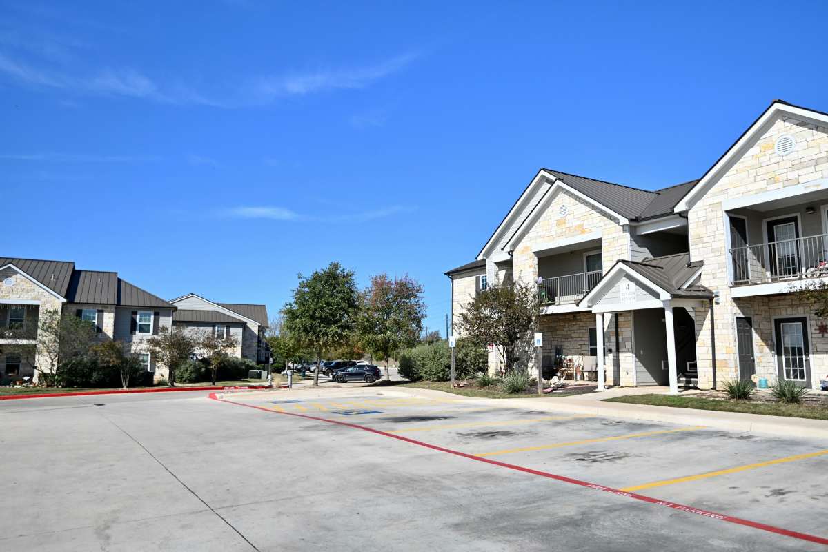 Exterior shot of apartments at Western Springs in Dripping Springs, Texas
