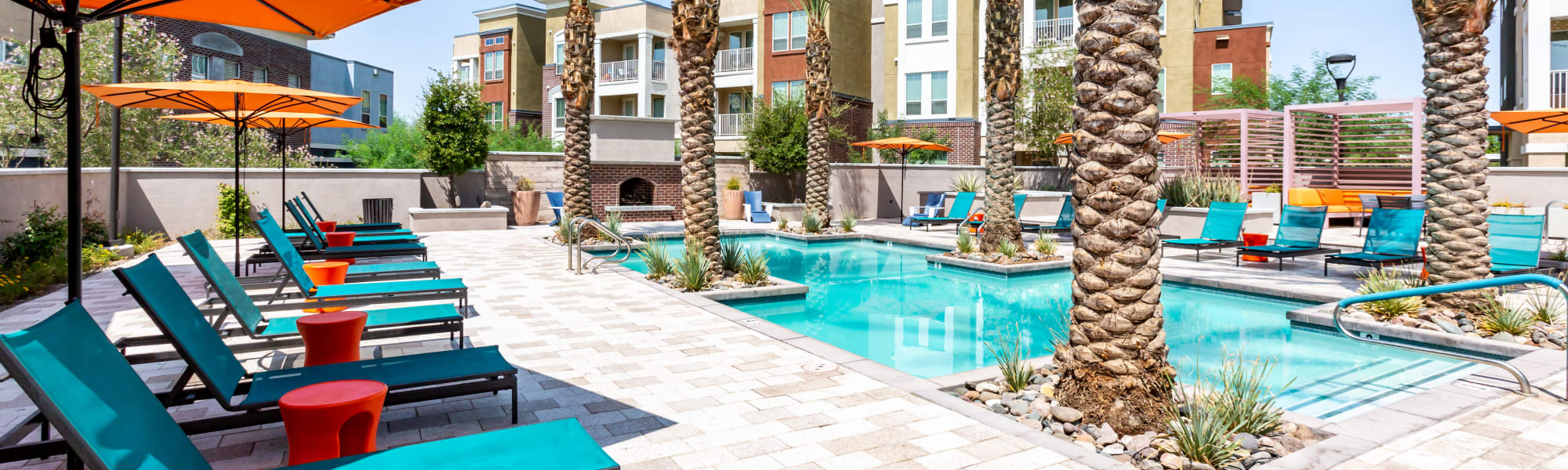 Amenities at Town Commons in Gilbert, Arizona