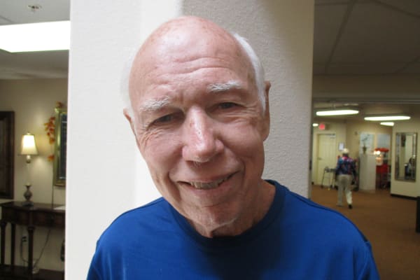 Frank Gossinger at Salishan Gracious Retirement Living in Spring Hill, Florida