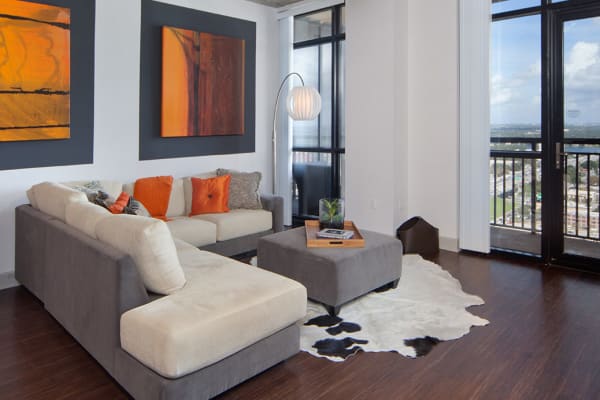 Floor plans at 55 West Apartments