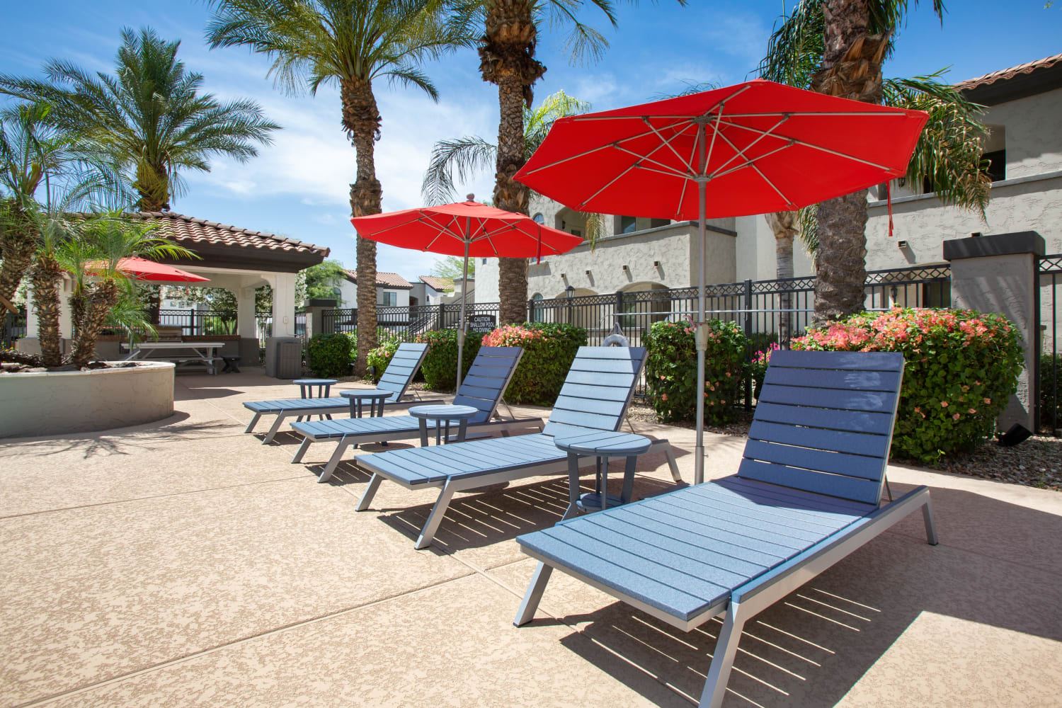 Enjoy apartments with a swimming pool at Dobson 2222 in Chandler, Arizona