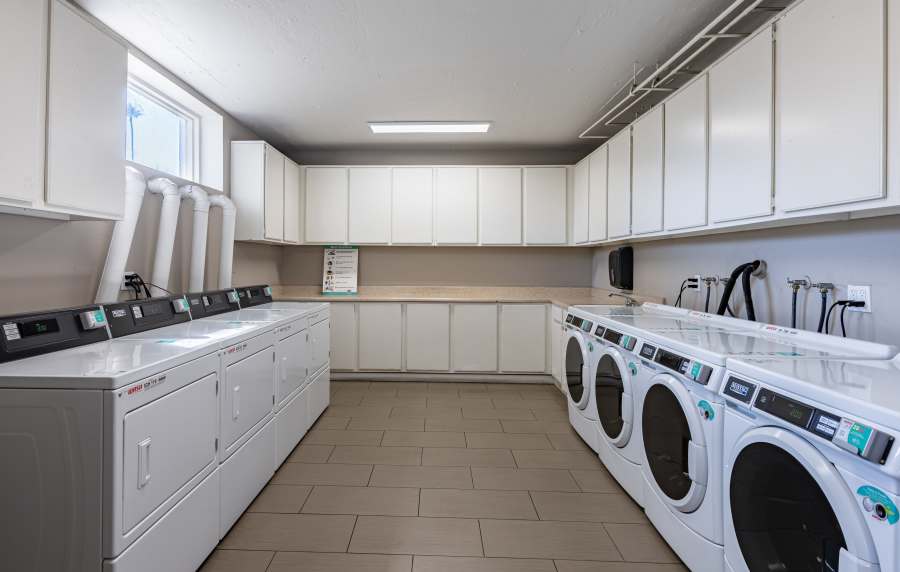 Laundry available at Legacy at Westglen in Glendale, California, 