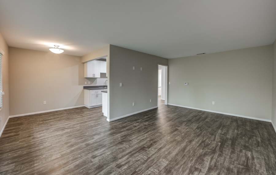 Living room at Chatham Village in Tustin, California