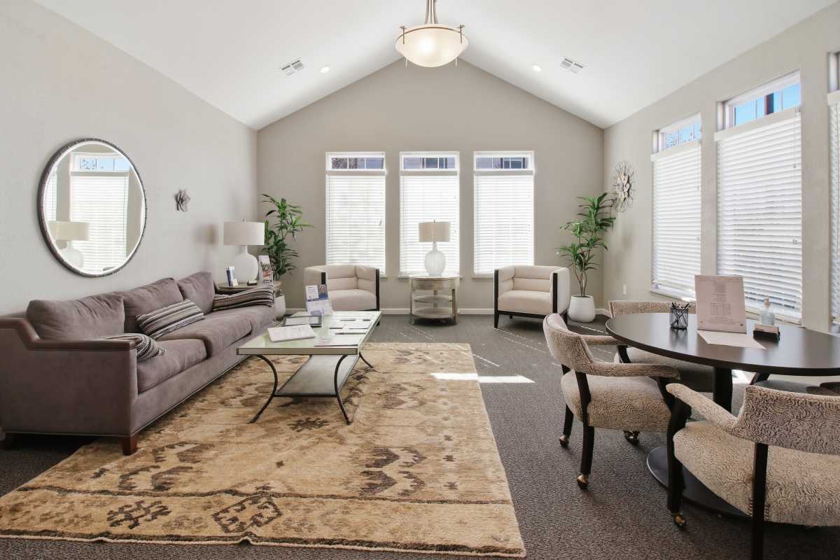 Well-lit living room at Glenn Park in San Angelo, Texas