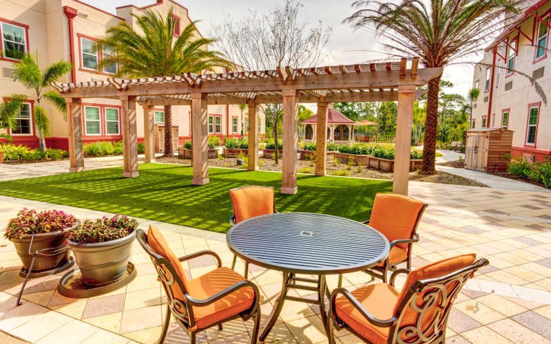 Outdoor area at Barclay House of Stuart in Stuart,Florida