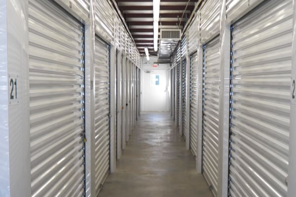 Interior units at B & H Self Storage in Aiken, South Carolina