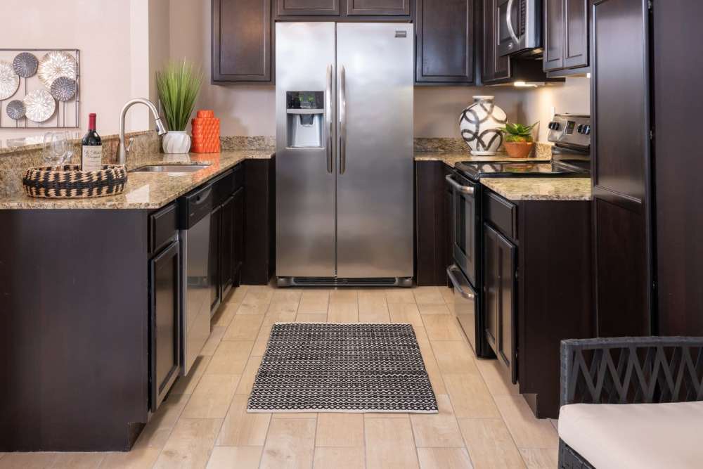 Fully equipped kitchen at The Quorum At Trophy Club in Trophy Club, Texas