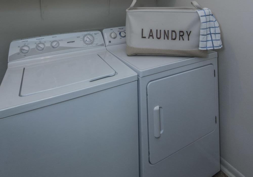 Laundry facility at James Towne Village in Charleston, South Carolina