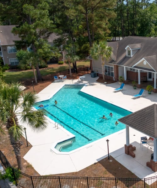 Cool swimming pool at Coventry Green in Goose Creek, South Carolina