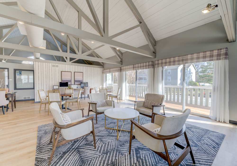 Community clubhouse at Bonhomme Village in Olivette. MO