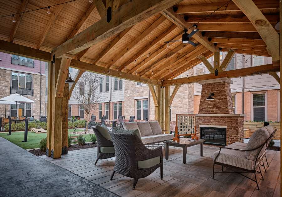 Terrace at Waltonwood Lead Mine in Raleigh, North Carolina