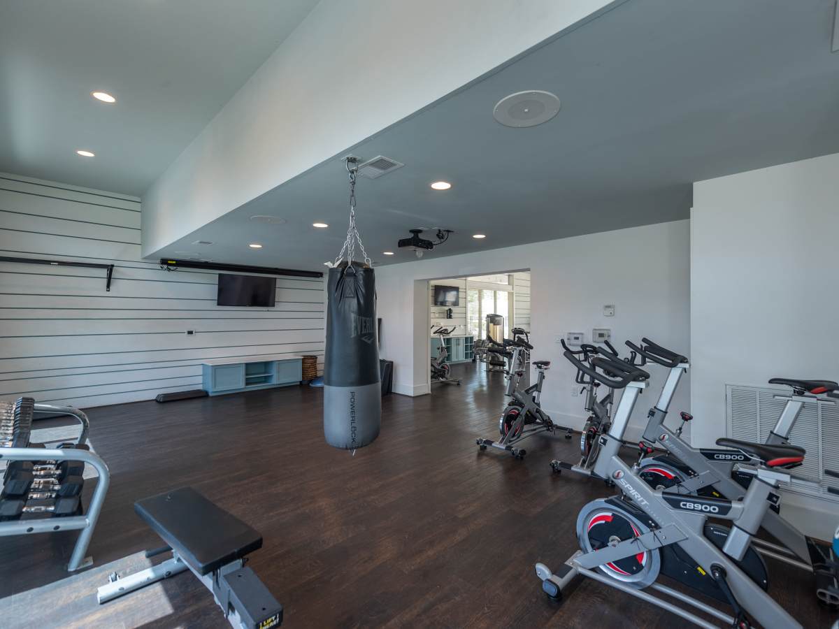 Community Fitness Center with Modern Amenities at Red Knot at Edinburgh in Chesapeake, Virginia.