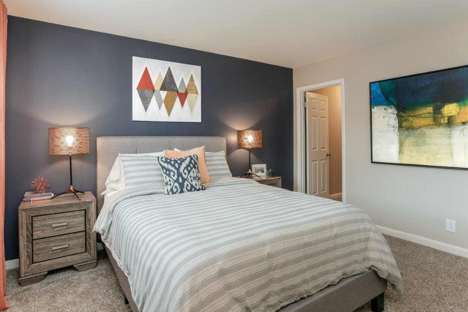 Bedroom at Mallards Landing Apartment Homes in Nashville, Tennessee