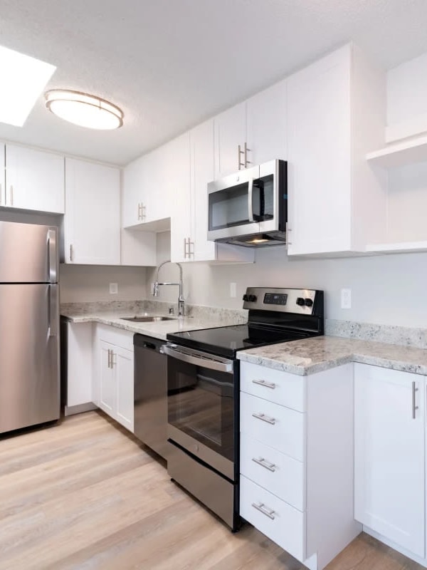 Kitchen area at Oak and Iron in Walnut Creek, California