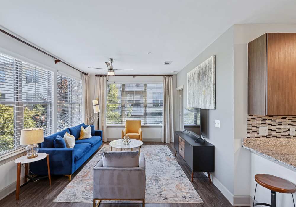 Well designed interiors at One Metrocenter in Nashville, Tennessee