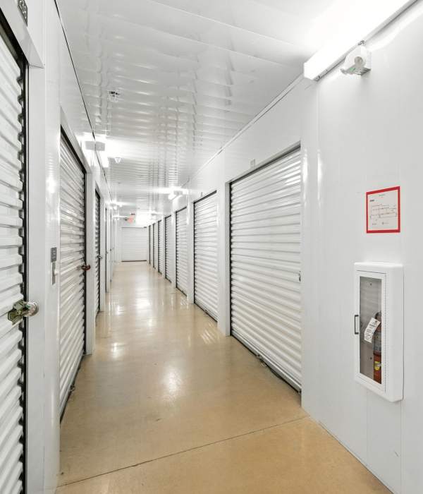 Row of storage units at Storage Hub - Military in San Antonio, Texas Storage Hub - Military in San Antonio, Texas