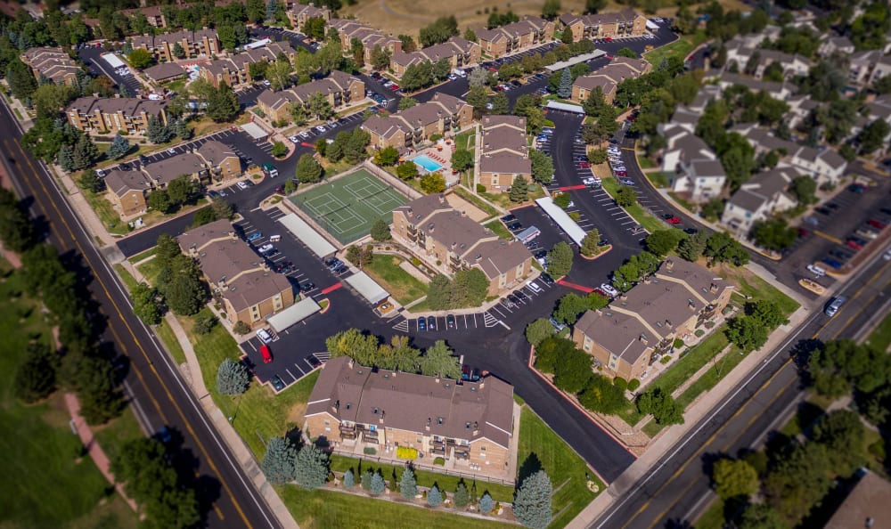 Aerial at Silver Reef Apartments in Lakewood