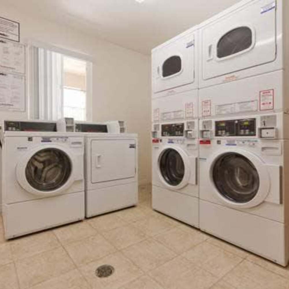 Laundry facility at Mirandela in Rancho Palos Verdes, California