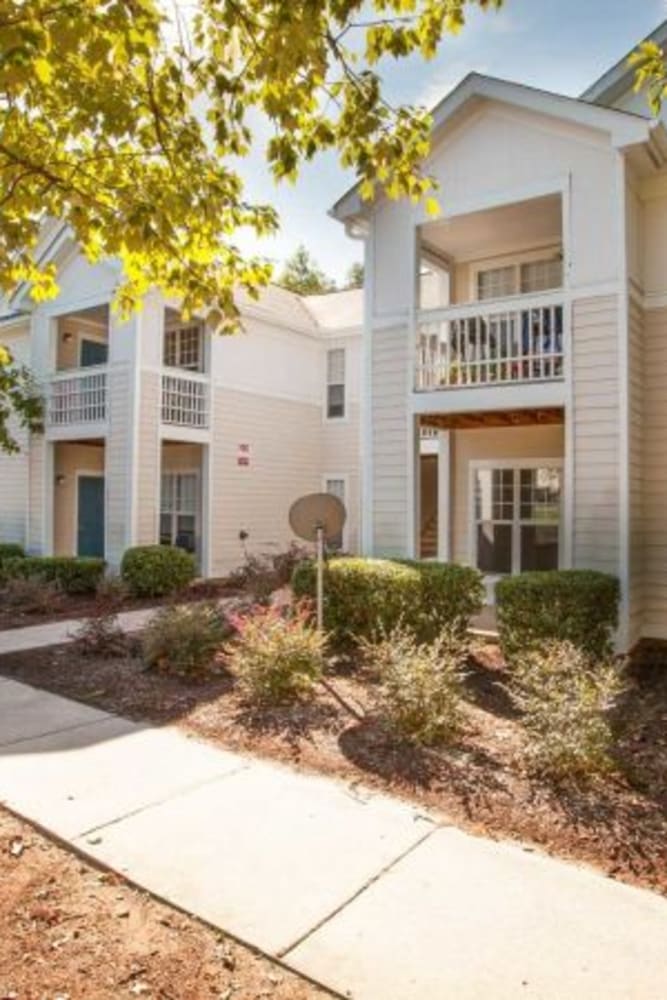 An apartment building at Village on Hill Street in Raleigh, North Carolina