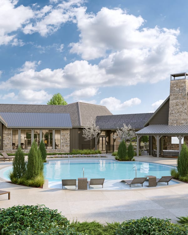 Pool at The Holston in Weaverville, North Carolina