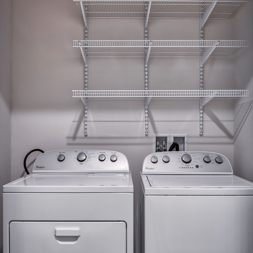 In-home washer and dryer at Highland Hills, Cumberland, Rhode Island