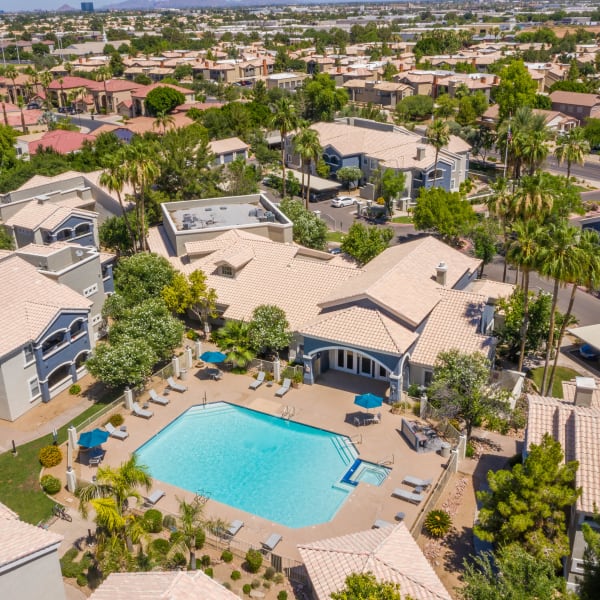 Outdoor pool at The Sterling in Gilbert, Arizona