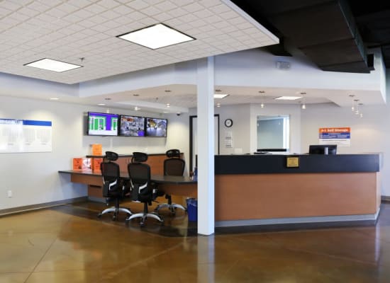 Leasing office at A-1 Self Storage in Alhambra, California