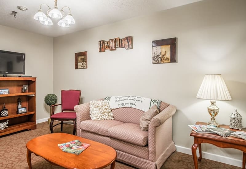 Senior living apartment at Randall Residence of Tiffin in Tiffin, Ohio