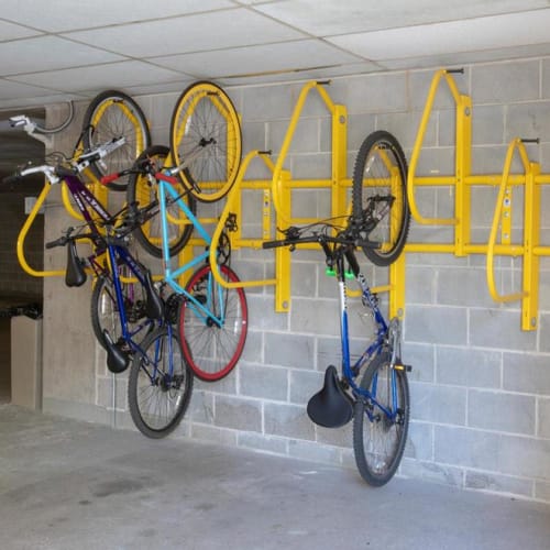 Bike storage at FIT Apartments in Minneapolis, Minnesota