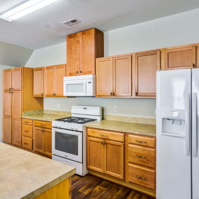 a fully equipped kitchen at Port Lyautey in Virginia Beach, Virginia