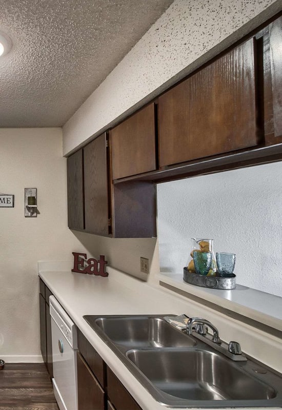 Lots of kitchen counter space at Stonehill in Killeen, Texas