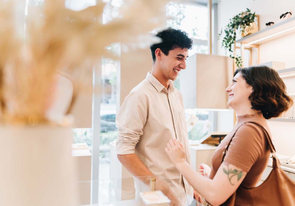 Residents shopping near The Reverie at Lake Boone in Raleigh, North Carolina
