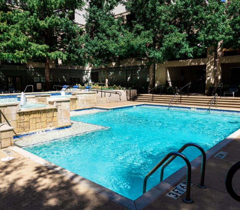 Swimming pool at Marquis at Texas Street in Dallas, Texas